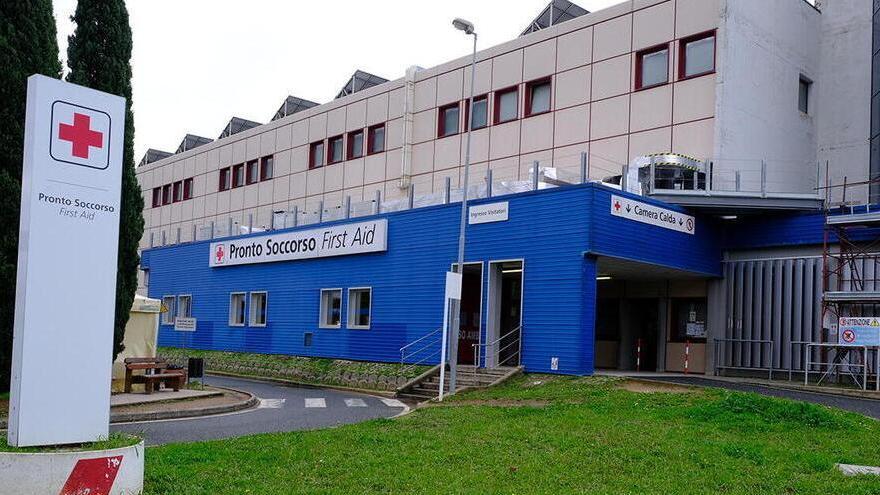 Il pronto soccorso dell’ospedale di Cecina