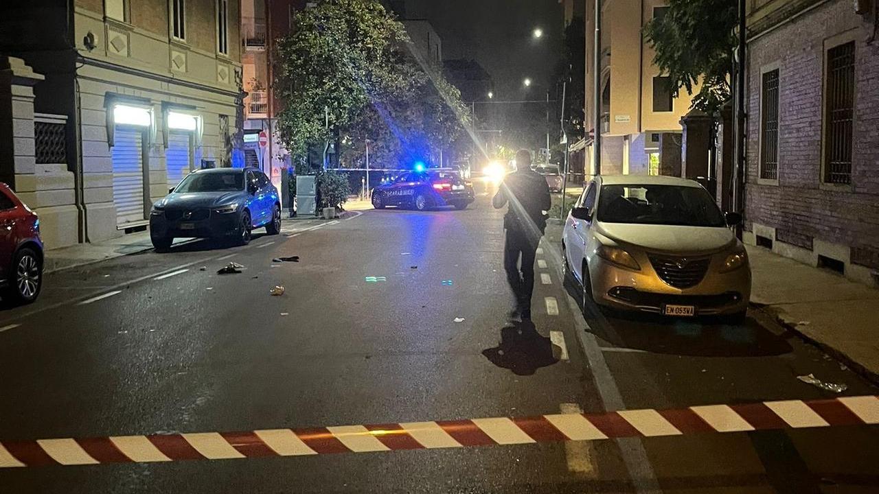 Il tratto di viale Muratori dove la vittima si è accasciata ed è stata soccorsa