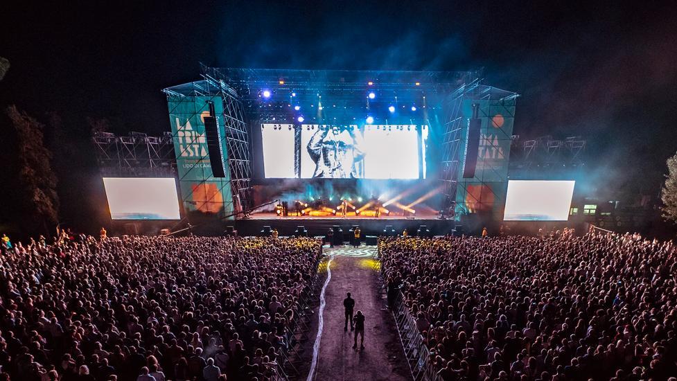 Uno dei concerti della Prima Estate nel parco di Bussoladomani (foto d'archivio)