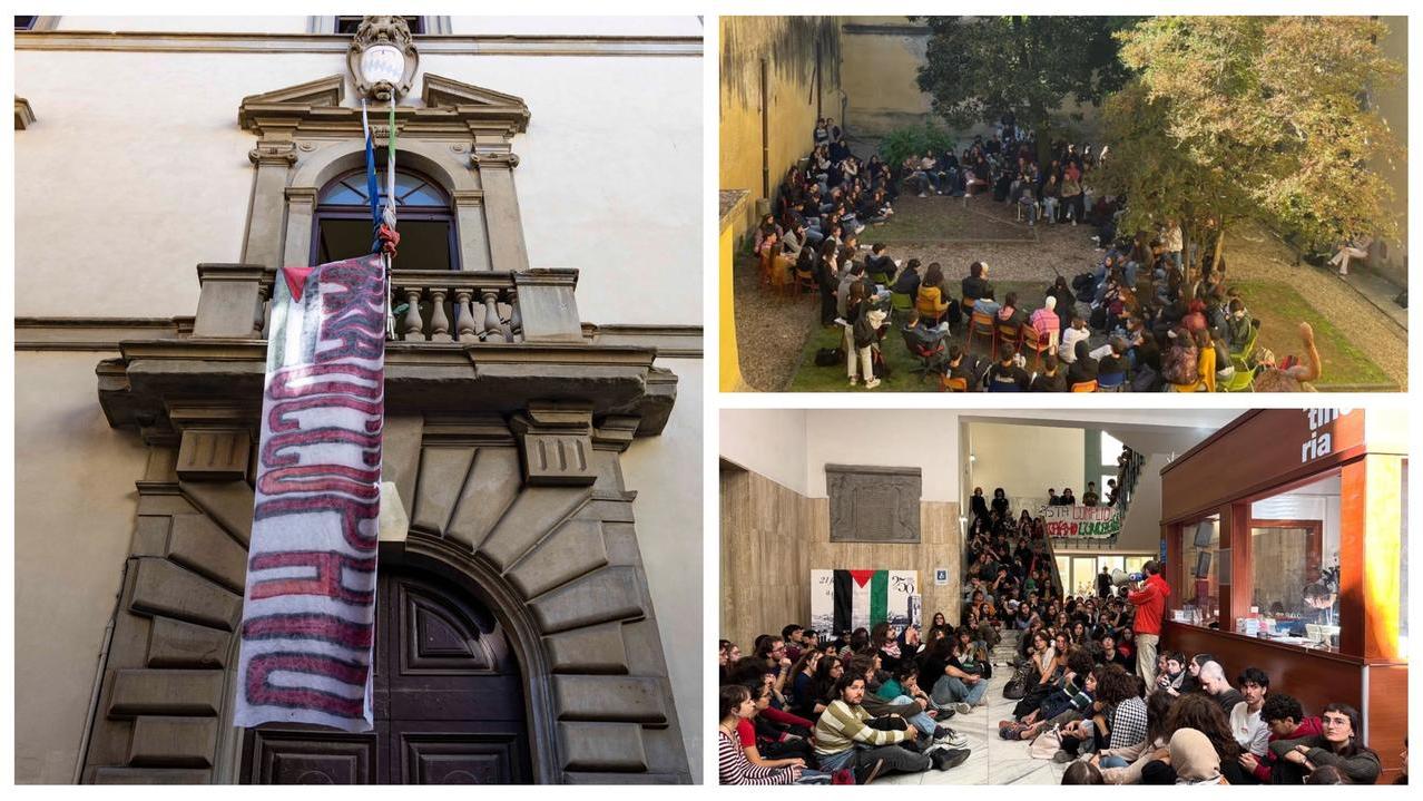 Firenze, studenti pro Palestina occupano i licei Michelangiolo e Machiavelli. Continua la protesta in via Laura: le condizioni della rettrice