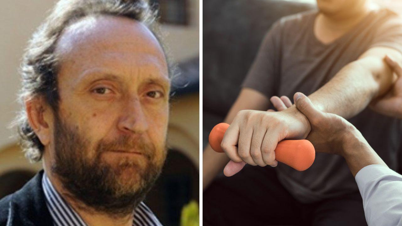 A sx il direttore della Riabilitazione Federico Posteraro