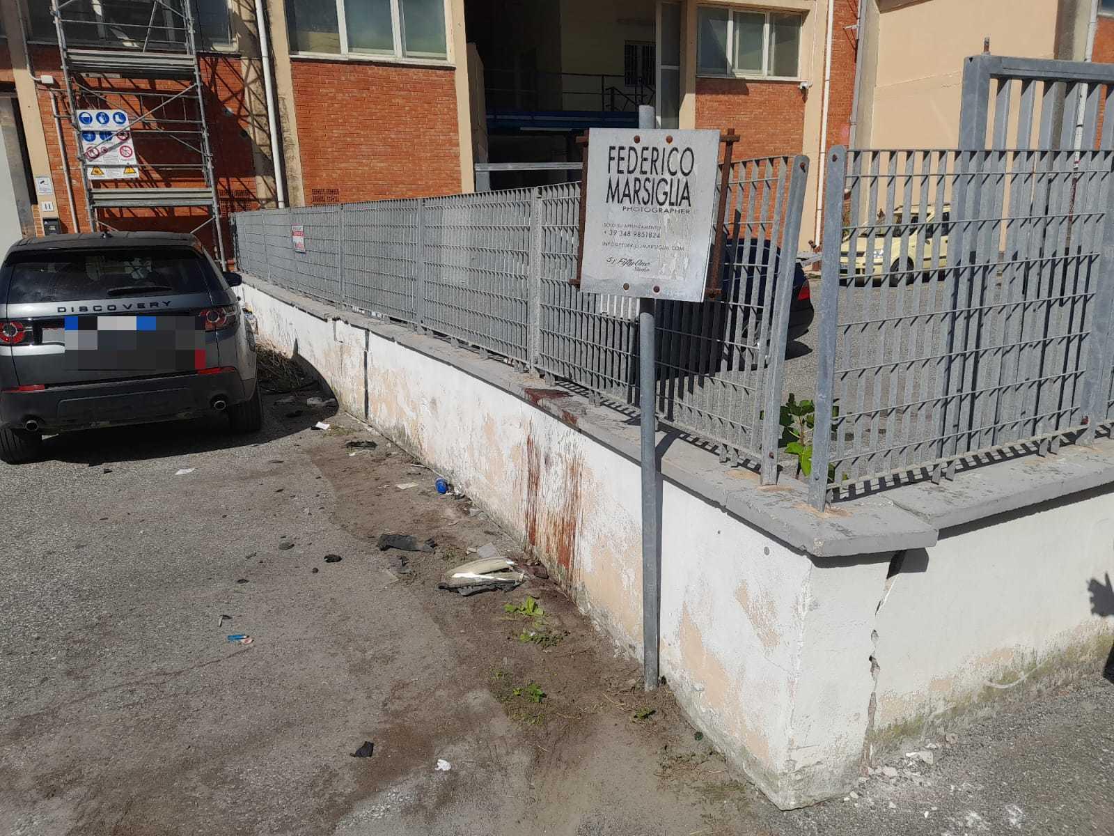 L'area dove è avvenuto il fatto