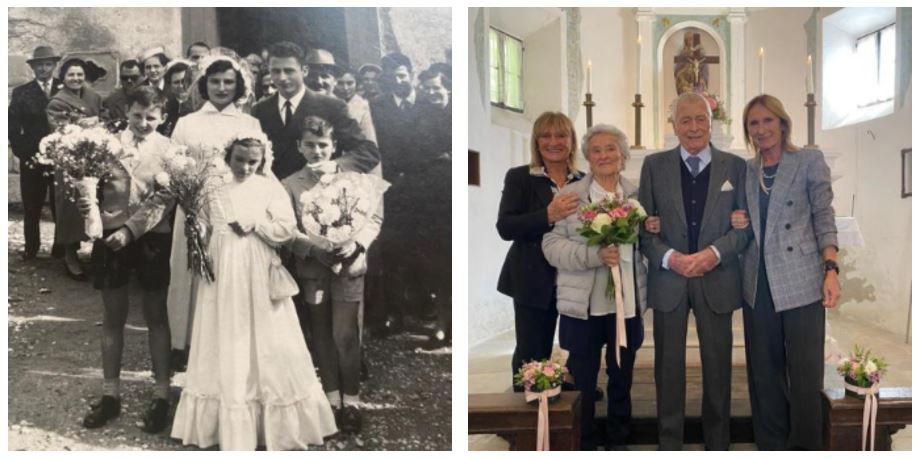 Dora ed Ermanno: un matrimonio lungo 70 anni. «Sacrifici, giornate faticose, ma tanti traguardi e grandi felicità»