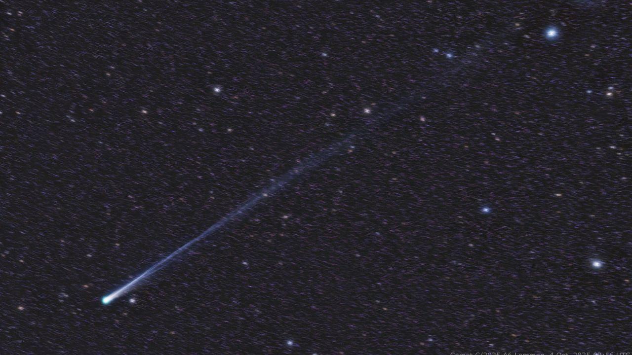 
	La cometa Lemmon (Foto credit: Fb Gianluca Masi)

