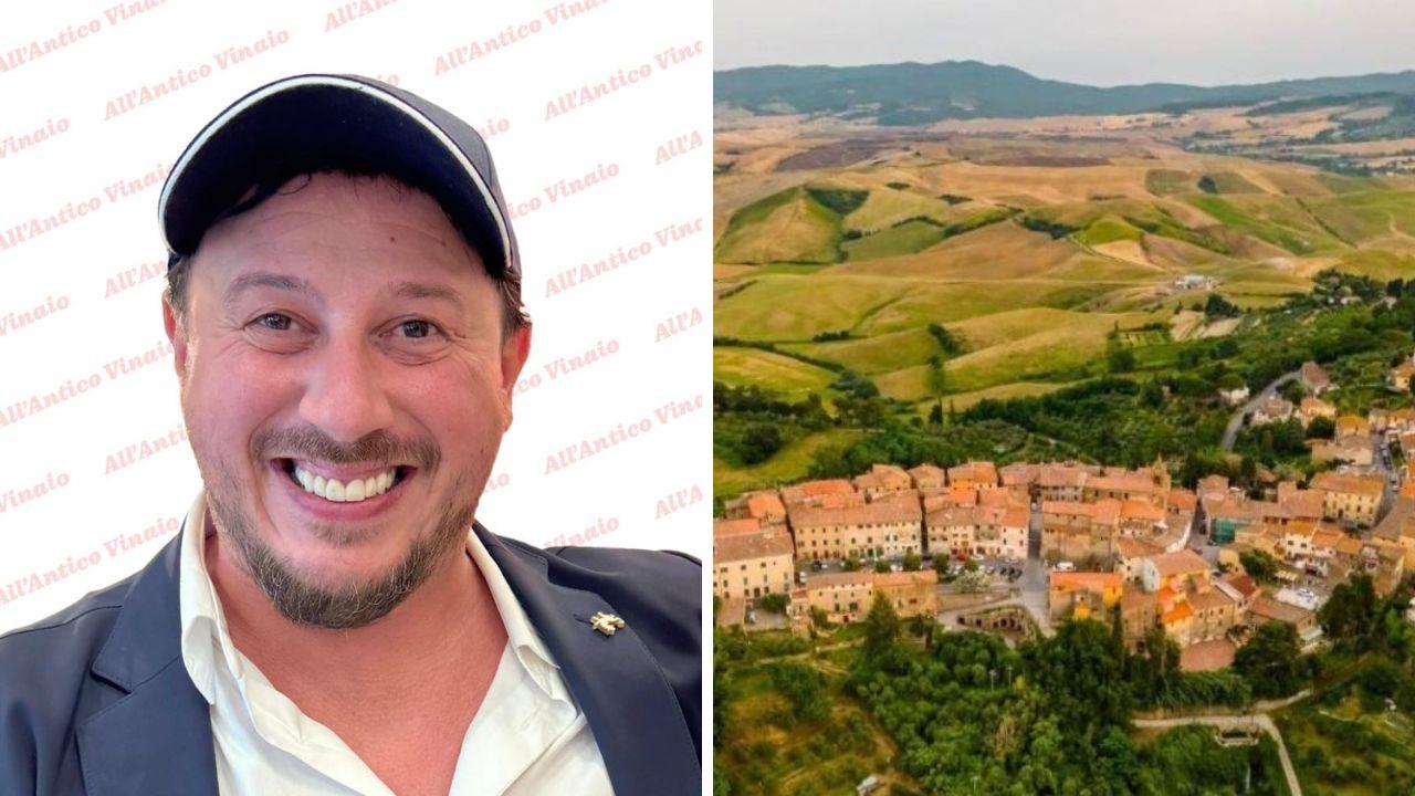 Tommaso Mazzanti arriva nel borgo di Terricciola