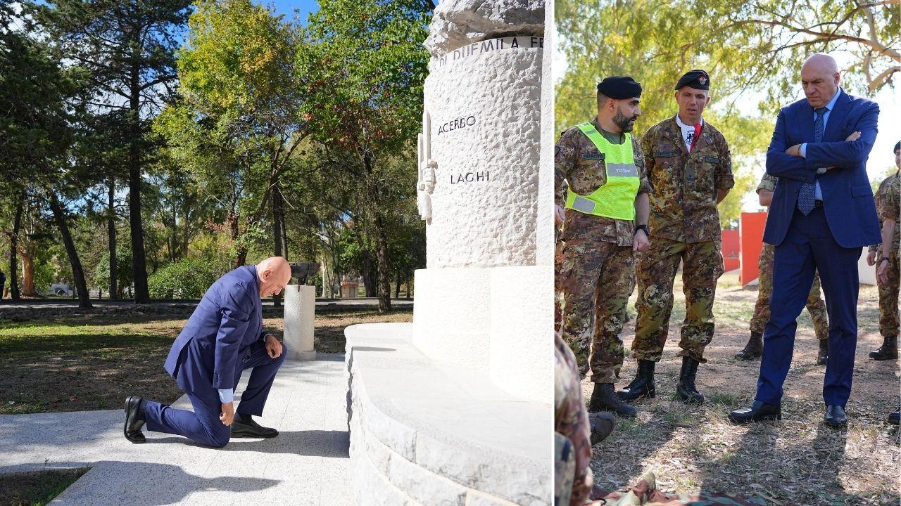 Sassari, il ministro Guido Crosetto visita la Brigata e la Caserma Gonzaga