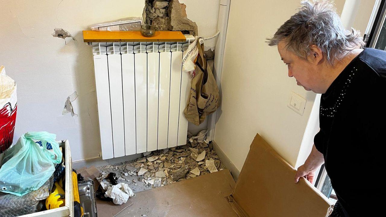 Qui la donna nella casa di via Grosseto