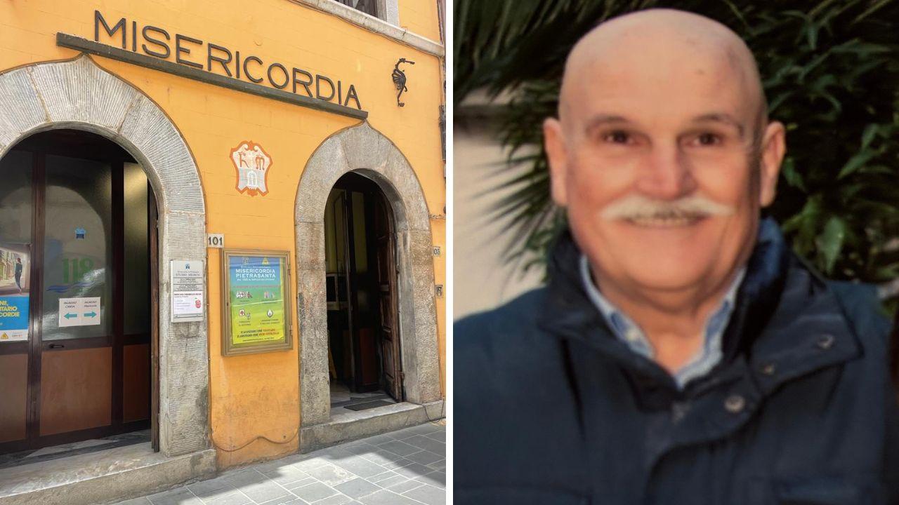 Roberto Silvestri e la sede della Misericordia