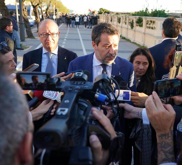 Salvini a Livorno