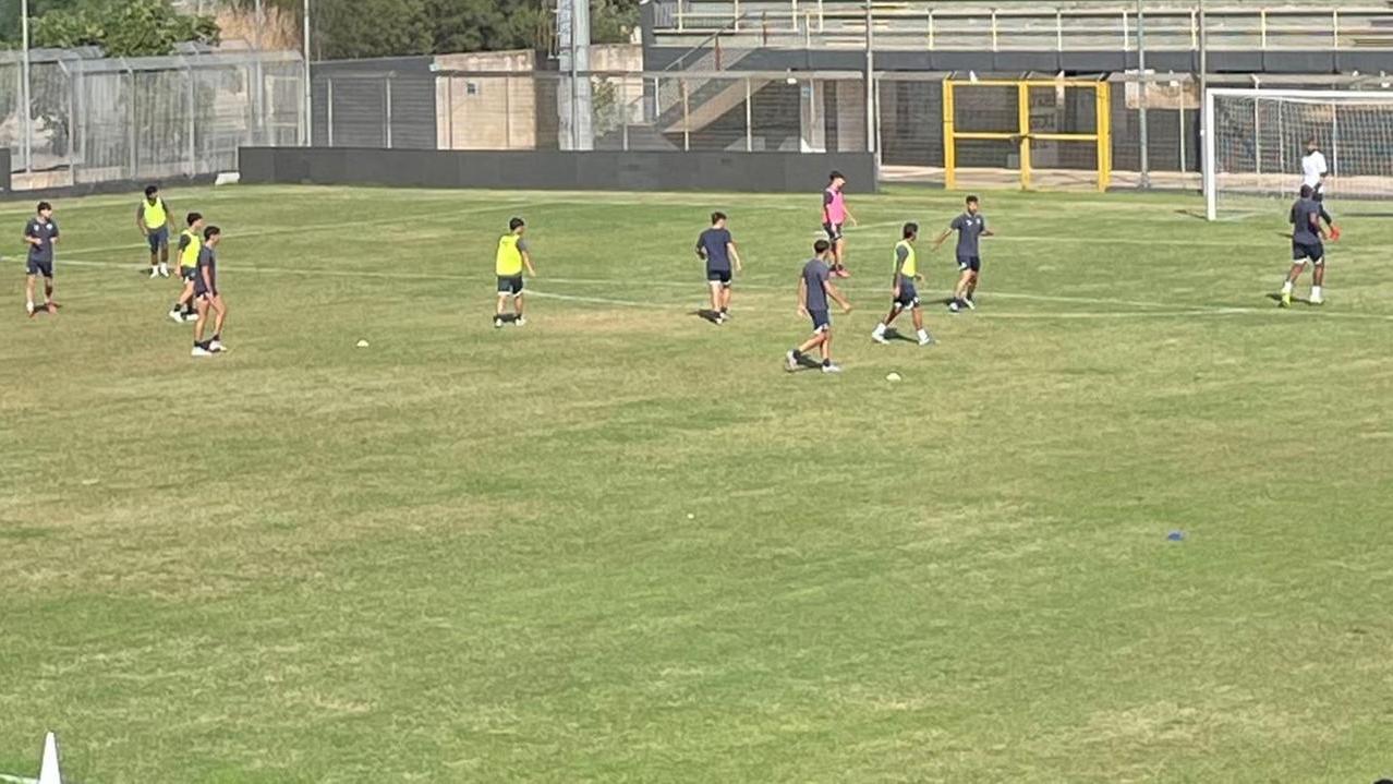 I giocatori dell’Olbia sono tornati ad allenarsi