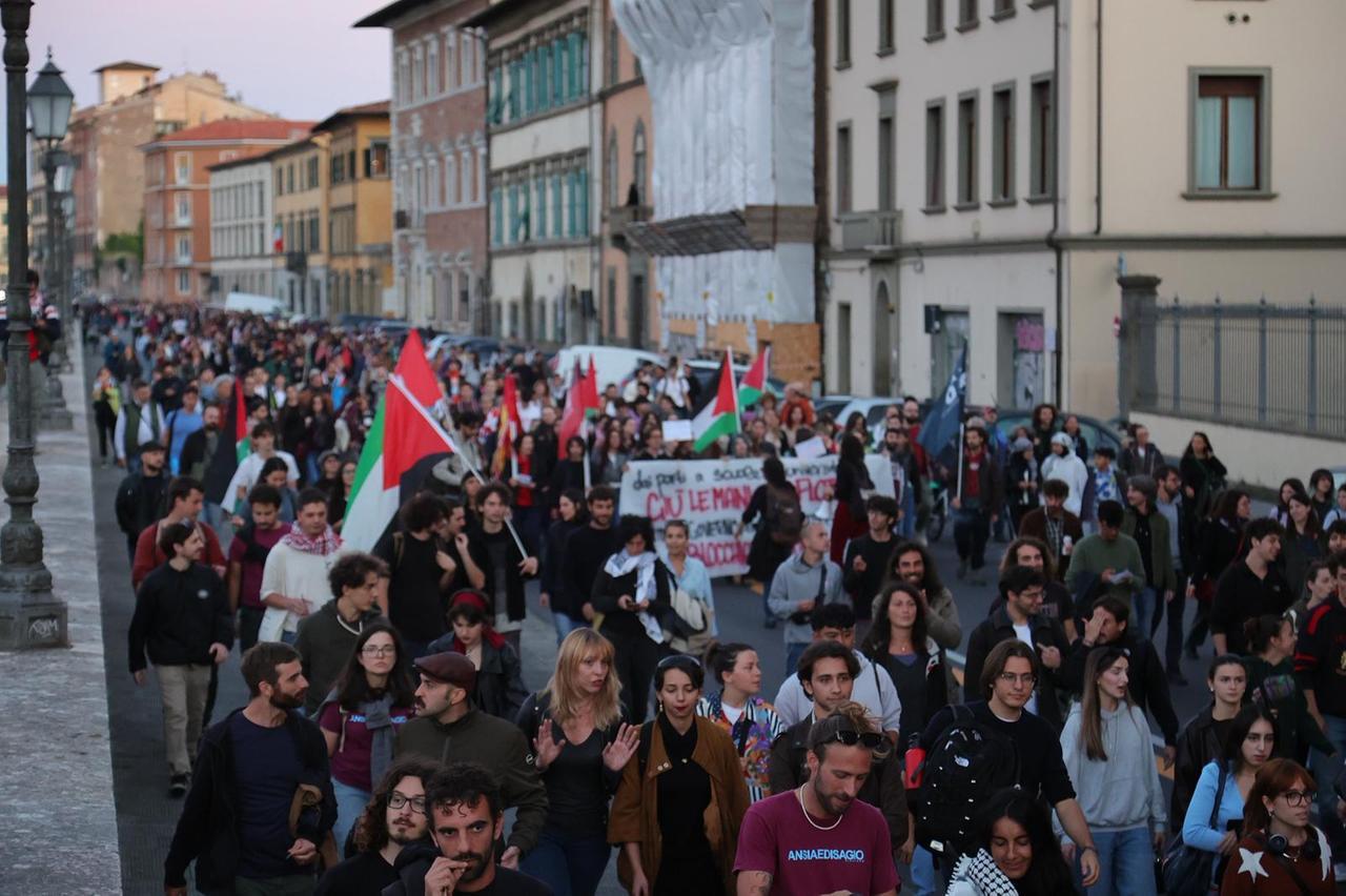 
	Gli studenti in corteo (foto Stick)

