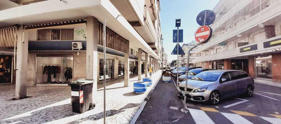 I portici della galleria di via Genova