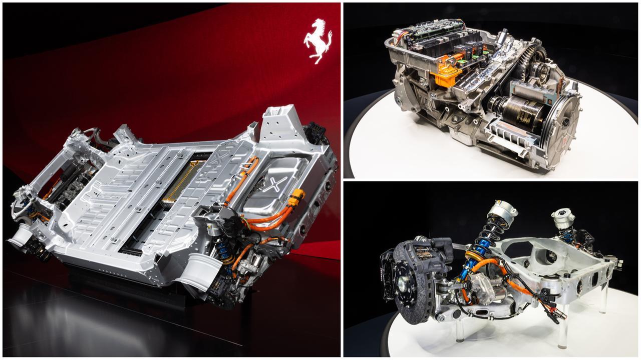 Ferrari elettrica, ecco le prime immagini di telaio e componentistica
