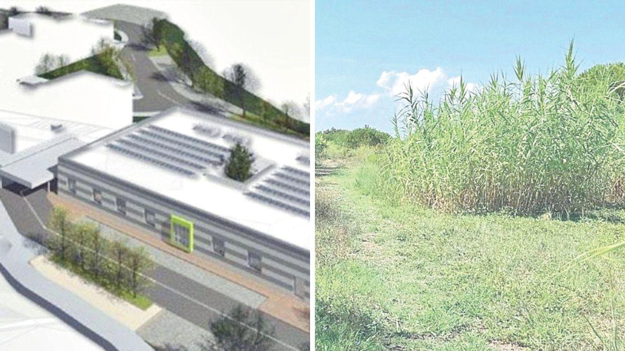 
	Il rendering dell'opera e lo stato attuale dell'area


