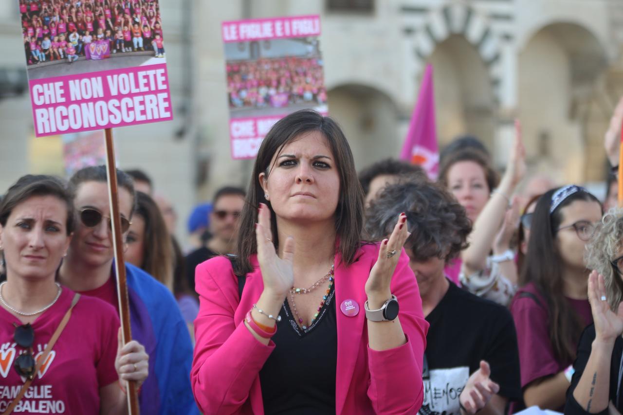 
	L'assessora regionale durante una manifestazione

