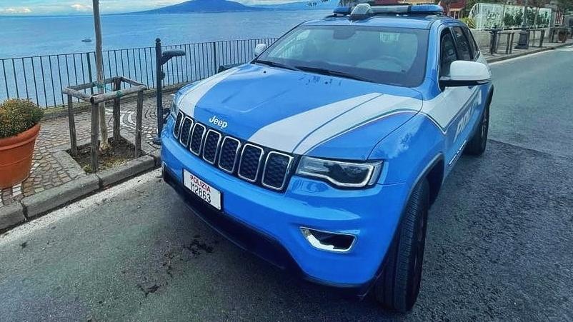 Un mezzo della polizia di Stato (foto d'archivio)