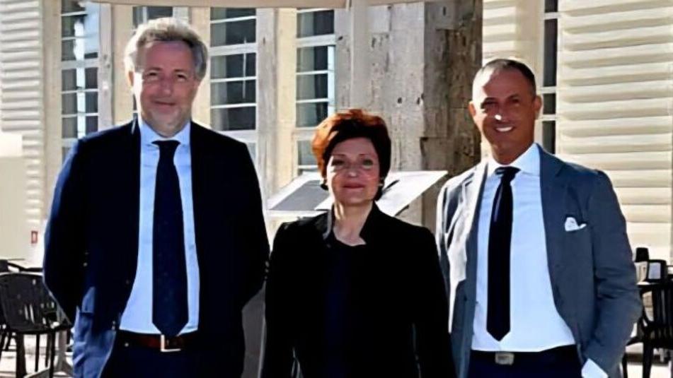 Da sinistra Massimiliano Baldini, Maria Domenica Pacchini e Alessandro Santini