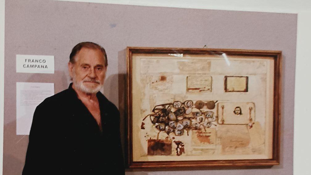 L'artista Franco Campana, morto a 93 anni