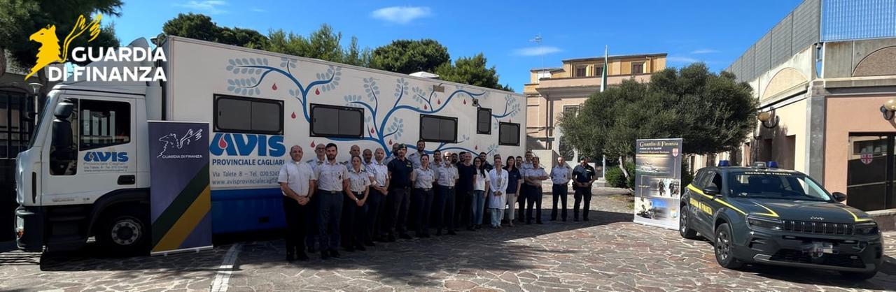 Le Fiamme gialle donano il sangue, il comandante regionale: «Atto di responsabilità»
