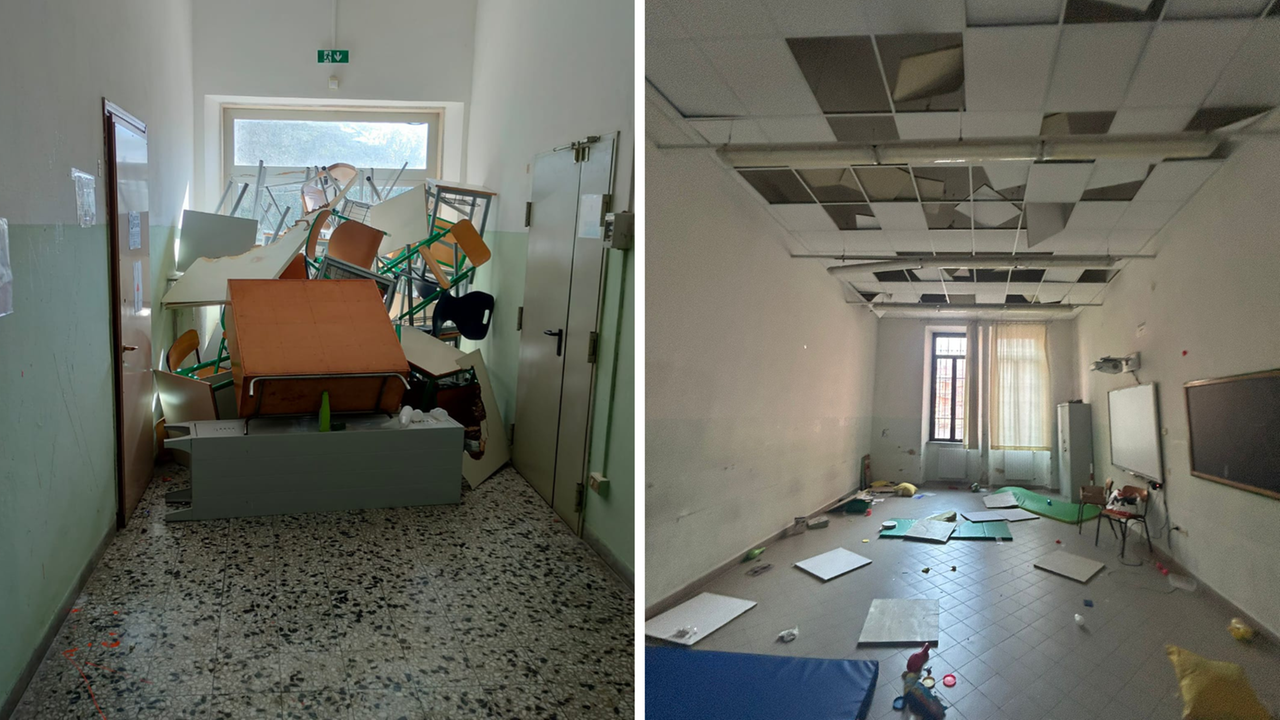 Pisa, i danni nelle scuole