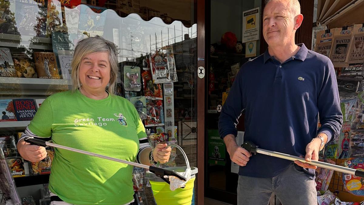 A Cavriago arriva il “Green Kit”: pinze, secchiello e guanti per chi vuole ripulire il paese