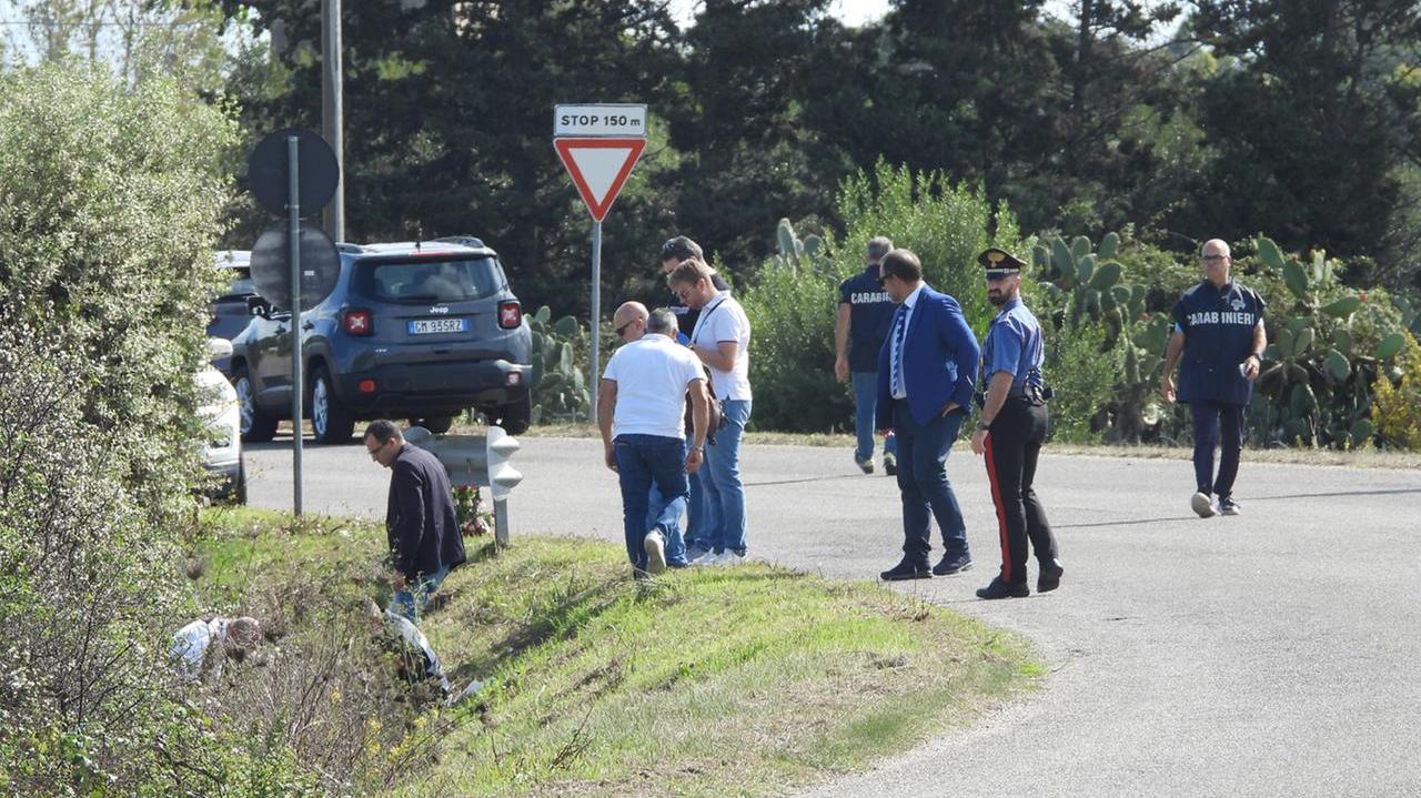 Il sopralluogo a Terralba (foto di Francesco Pinna)