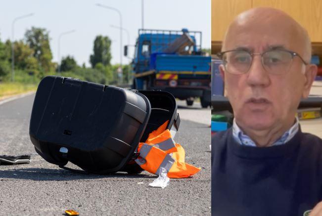 
	La scena di un incidente e&nbsp;Giordano Biserni

