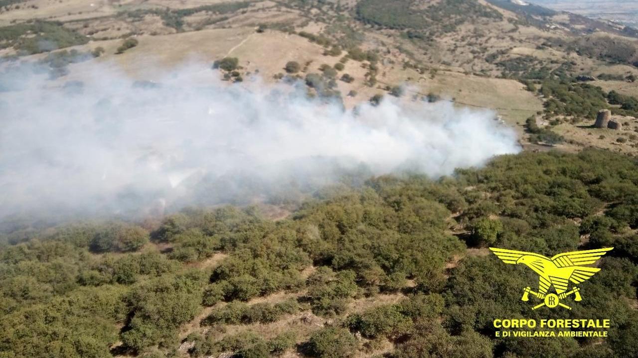 Giornata di fuoco in Sardegna: 28 incendi, tre con interventi aerei