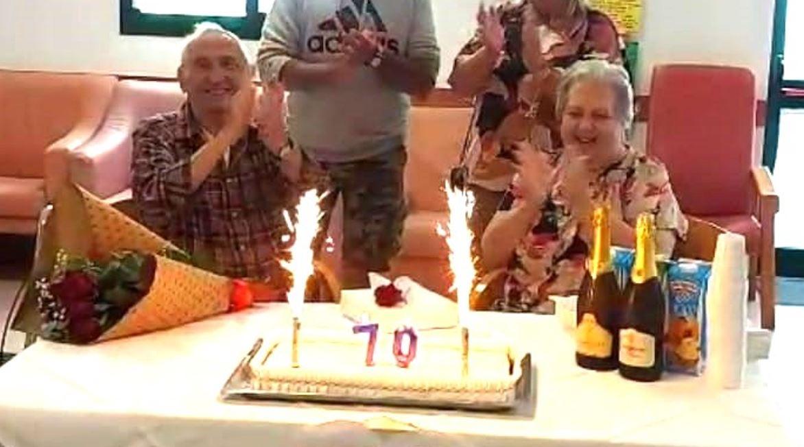 Sposati dal 1955, la coppia ha festeggiato l’anniversario a Ferrara