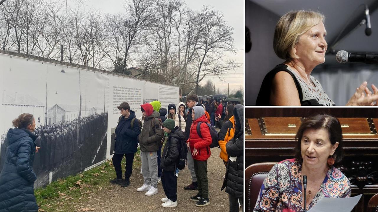 Ghizzoni, in alto, replica a Roccella sui Viaggi della Memoria