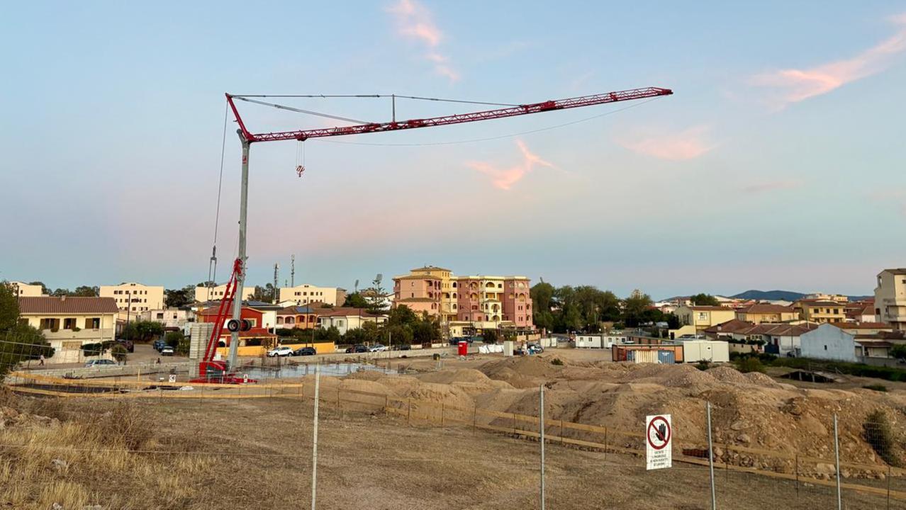 Il cantiere di via Petta