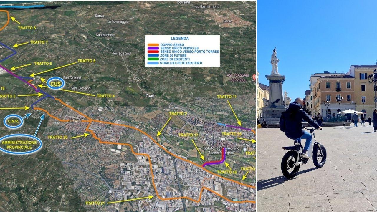 Sassari, in bici fino a Li Punti e al mare: «Lavori chiusi entro marzo»