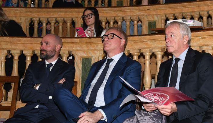 
	Da sinistra Matteo Alvaro prorettore dell&rsquo;Universit&agrave;&nbsp; di Pavia, Alberto&nbsp; Leonardis, presidente del Gruppo Sae e l&rsquo;avvocato Marco Racano


