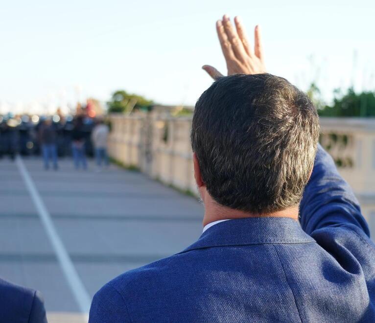 
	Matteo Salvini a Livorno (foto Stick)

