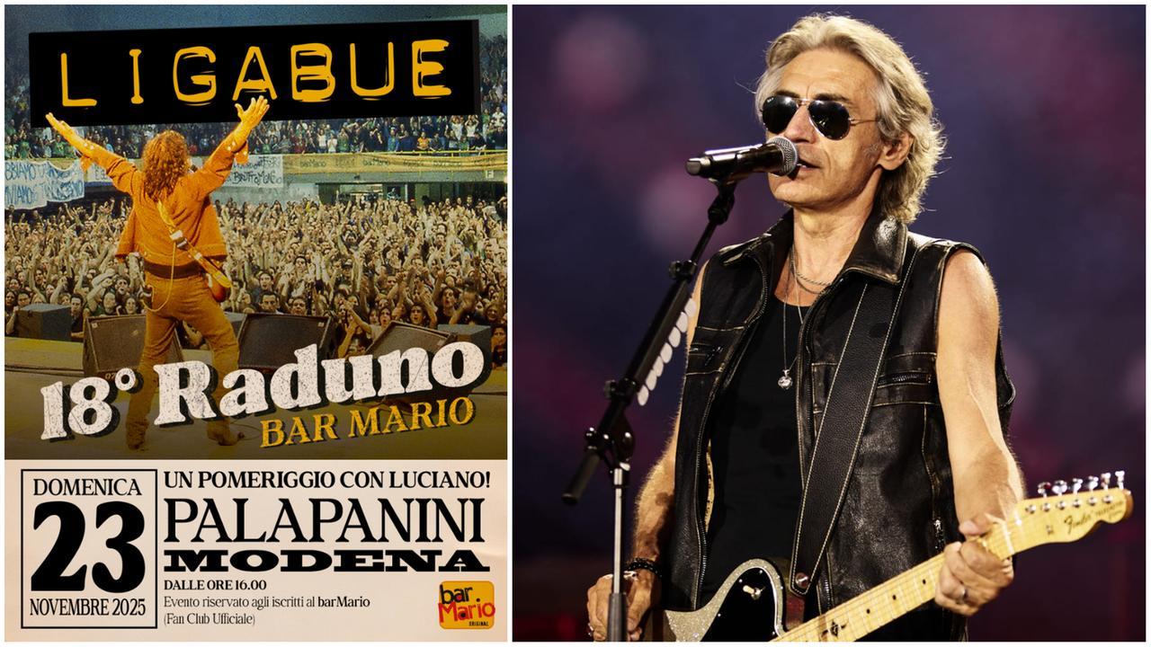 Luciano Ligabue sarà al PalaPanini il 23 novembre