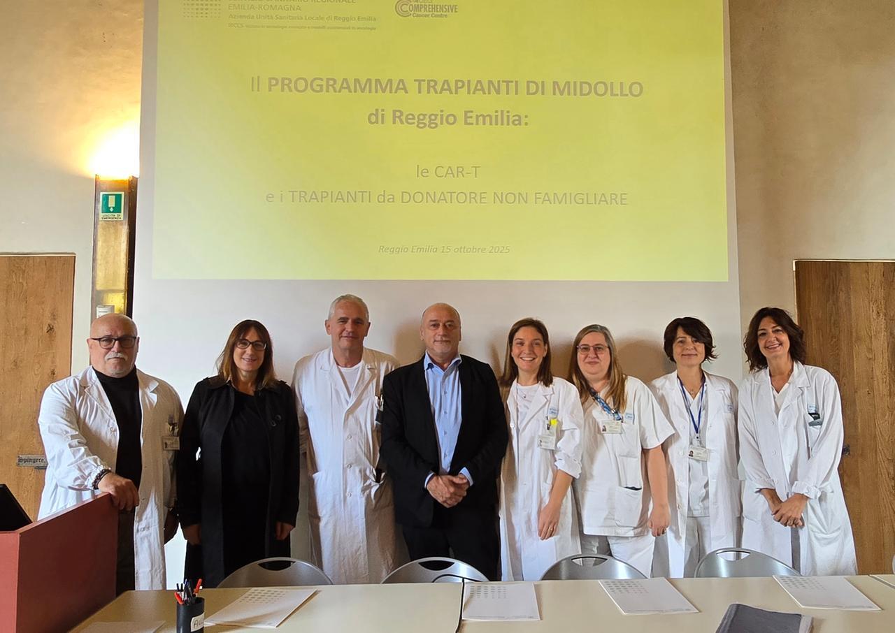 Tumori del sangue: a Reggio Emilia le nuove terapie con Car T e trapianto di midollo dai registri mondiali
