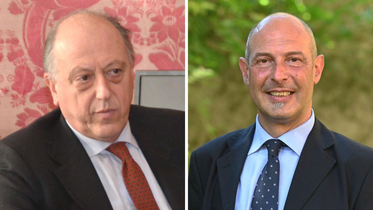
	da sx Alessandro Tambellini, a dx&nbsp;l&rsquo;ex assessore Giovanni Minniti

