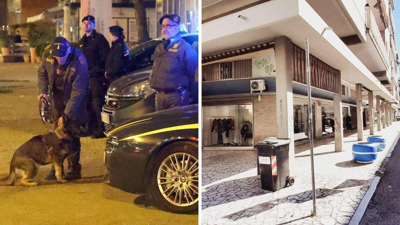 I controlli delle forze dell'ordine in zona movida e la galleria di via Rinchiosa