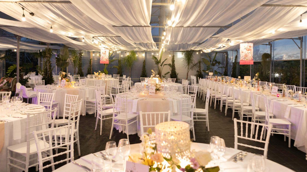 Una festa per 180 ospiti