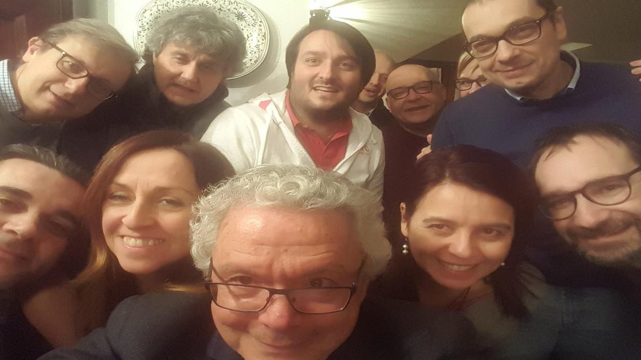 Totaro con Mascolo, Gualmini e gli ex colleghi