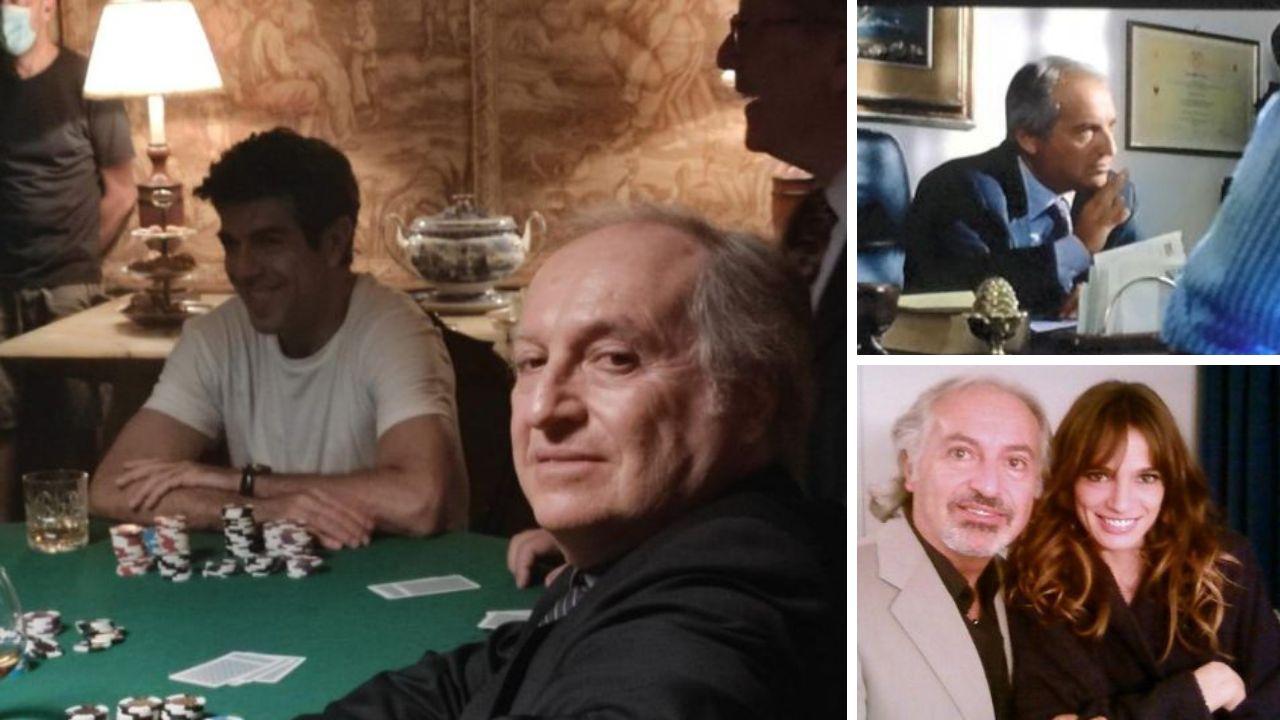 A sx Marco Conte con Favino nel film “Colibrì”, poi in “Il paradiso all’improvviso” e con Amaral in “Crimini”