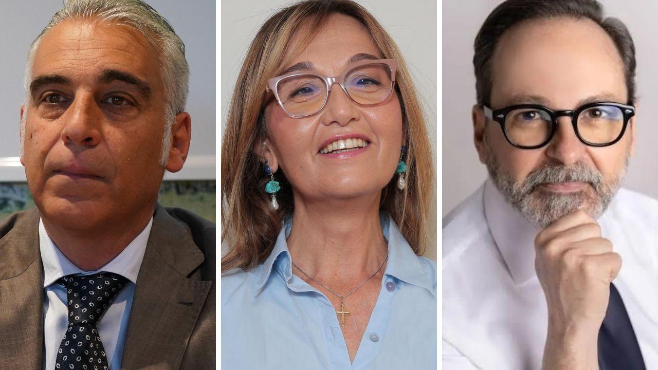 Da sx Diego Petrucci (foto Stick), Serena Bulleri e Francesco Persiani