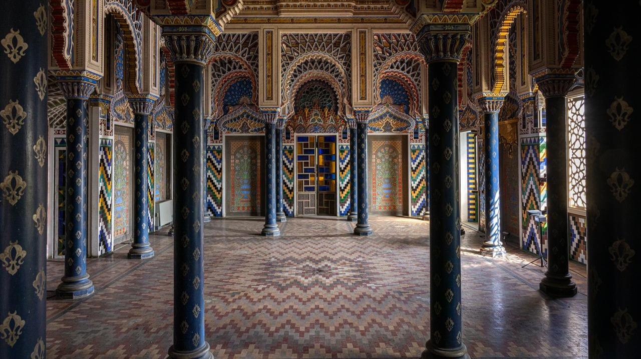 L'interno del castello di Sammezzano
