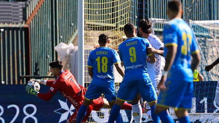 Gli azzurri in azione