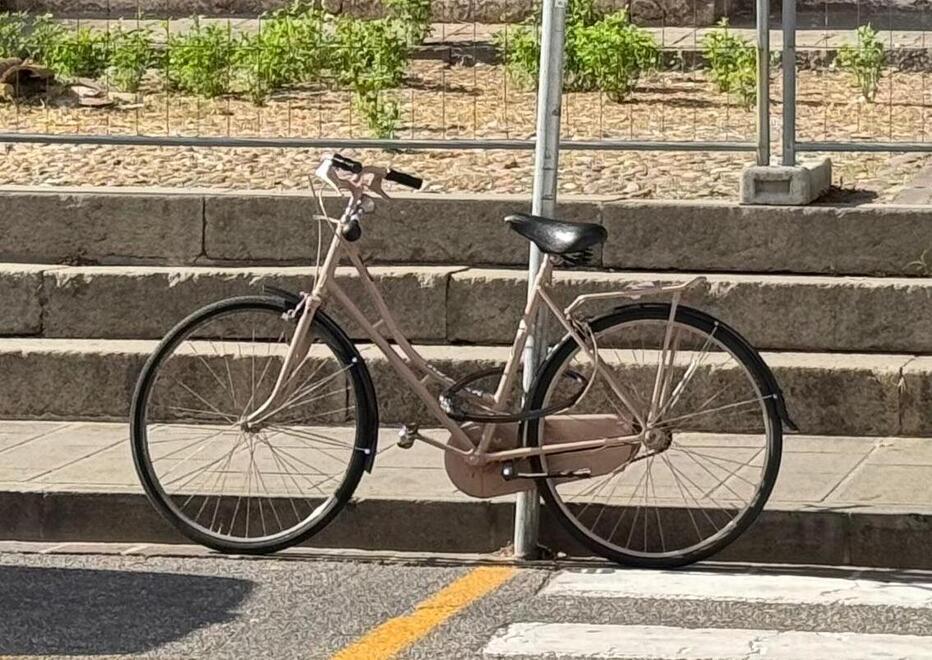 Legare la bici a un palo può far scattare la multa, coro di no a Ferrara