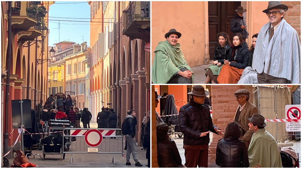 
	Il set della serie tv in centro


