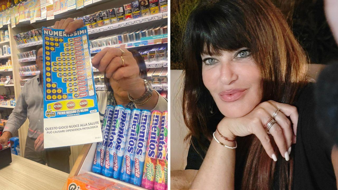 La tabaccheria dove è avvenuta la vincita e la neurologa Bellini