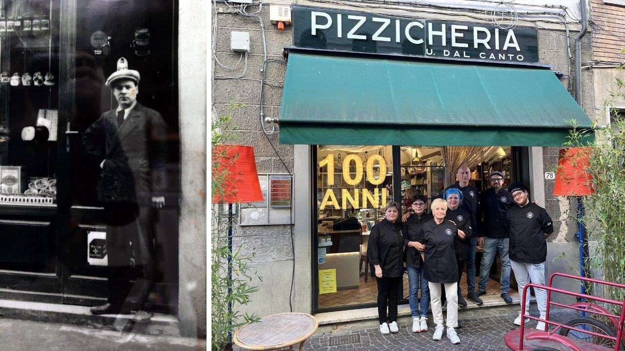 Due immagini della storica attività di Pontedera