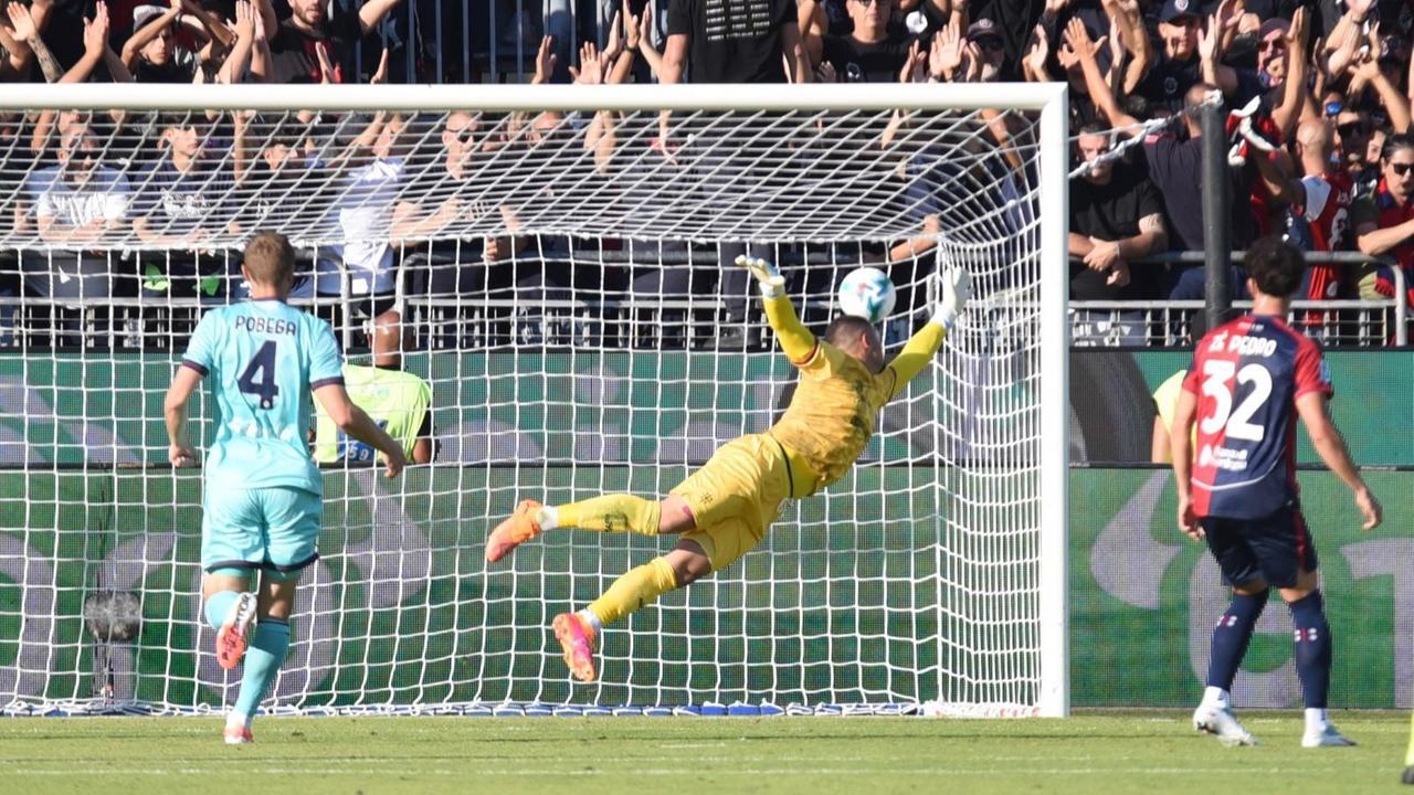 Gol di Orsolini - Foto di Mario Rosas
