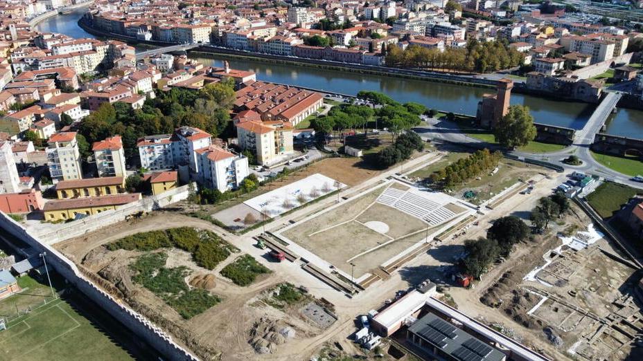 L'area della Cittadella vista dall'alto